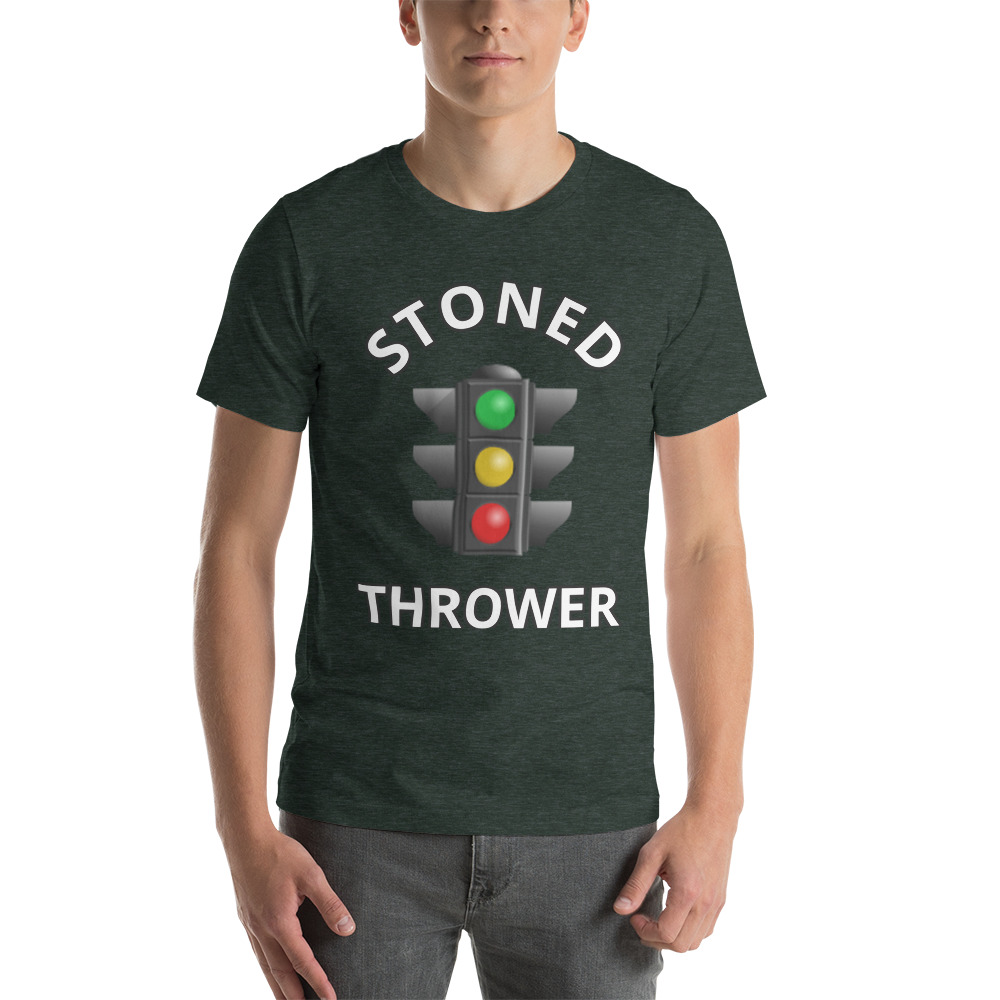 Store Unisex Short-Sleeve Stoned Traffic - T-Shirt Upside-Down Hill Thrower\
